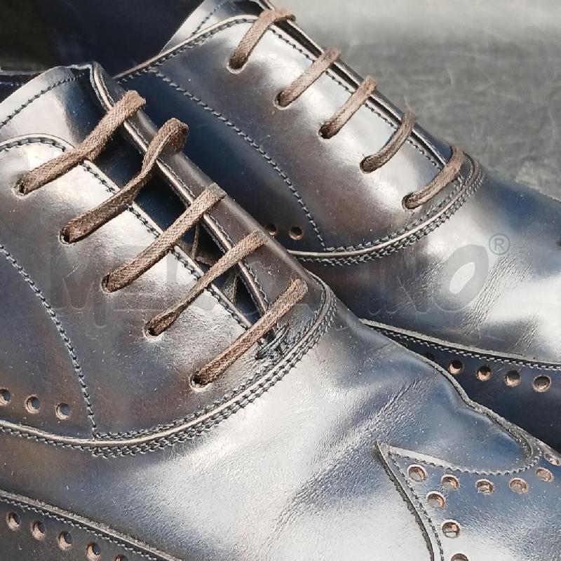 SCARPE U SALVATORE FERRAGAMO MARRONE E BLU  | Mercatino dell'Usato Roma garbatella 4
