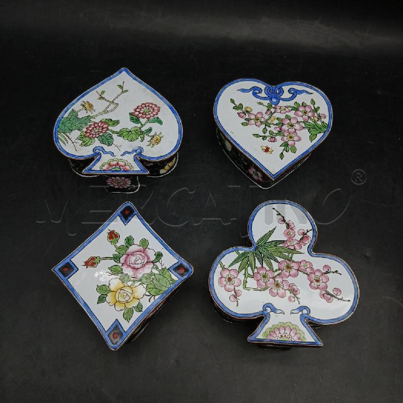 SCATOLA CLOSONNE SEGNI CARTE 4PZ | Mercatino dell'Usato Roma garbatella 1