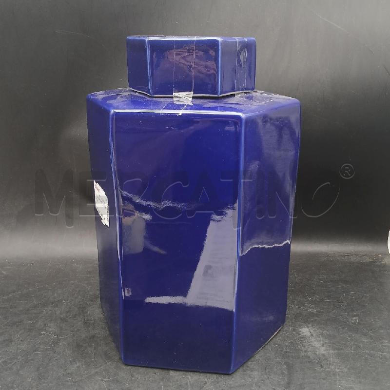 SCATOLA GRANDE CERAMICA BLU | Mercatino dell'Usato Roma garbatella 2