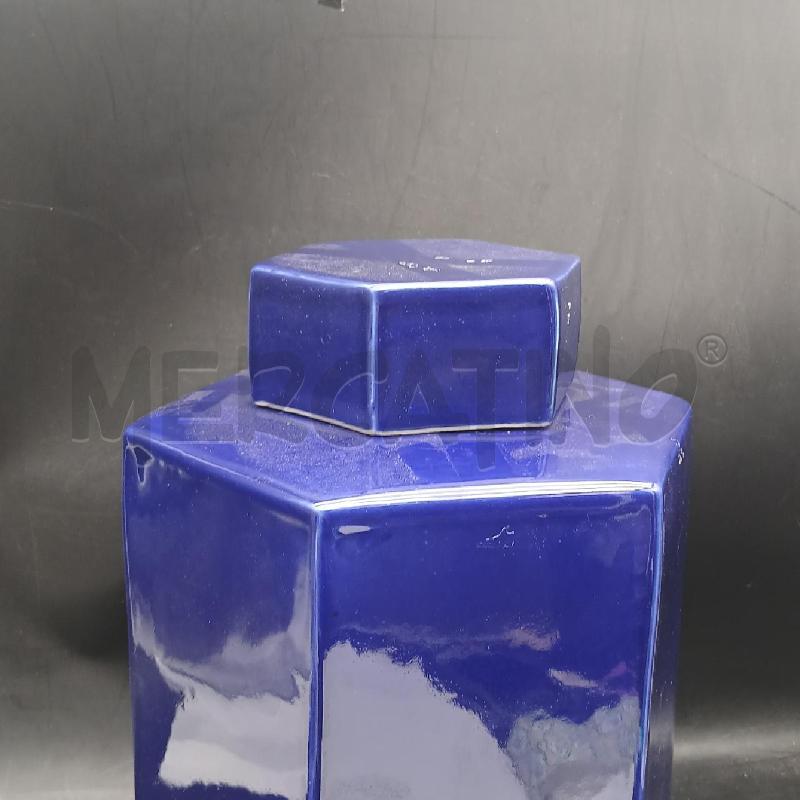 SCATOLA GRANDE CERAMICA BLU | Mercatino dell'Usato Roma garbatella 2