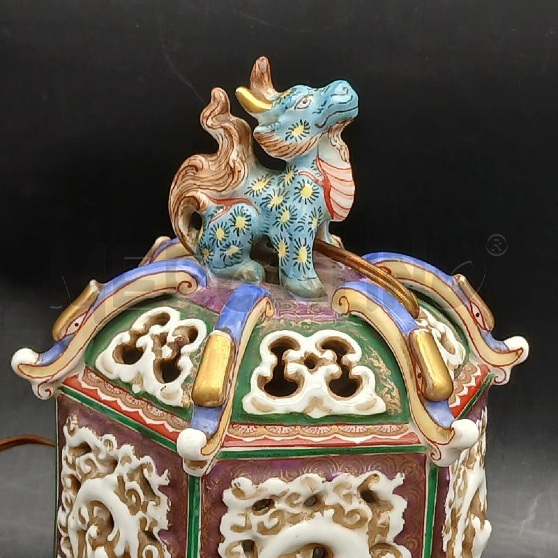 SCATOLA LAMPADA ORIENTALE DRAGO  | Mercatino dell'Usato Roma garbatella 2