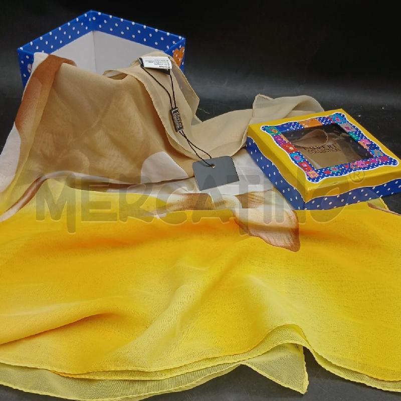 SCIARPA D COVERI COLLECTION GIALLO | Mercatino dell'Usato Roma garbatella 1