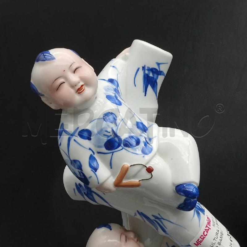 SCULTURA 3 BIMBI SU RAMO BAMBU' | Mercatino dell'Usato Roma garbatella 2