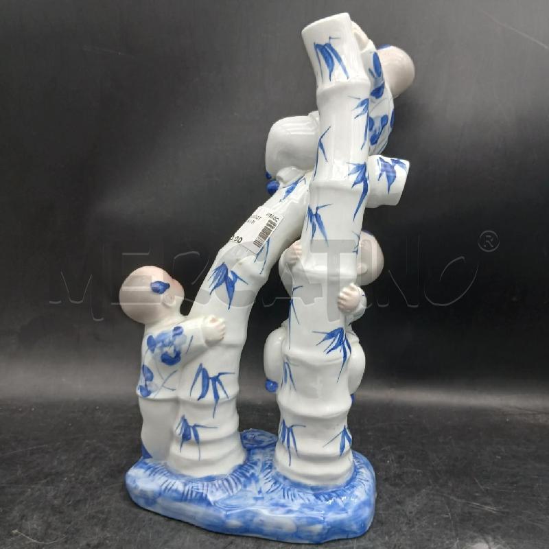 SCULTURA 3 BIMBI SU RAMO BAMBU' | Mercatino dell'Usato Roma garbatella 3