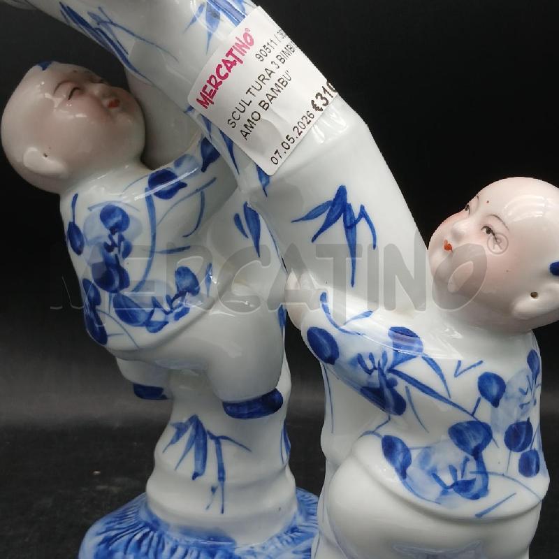 SCULTURA 3 BIMBI SU RAMO BAMBU' | Mercatino dell'Usato Roma garbatella 4