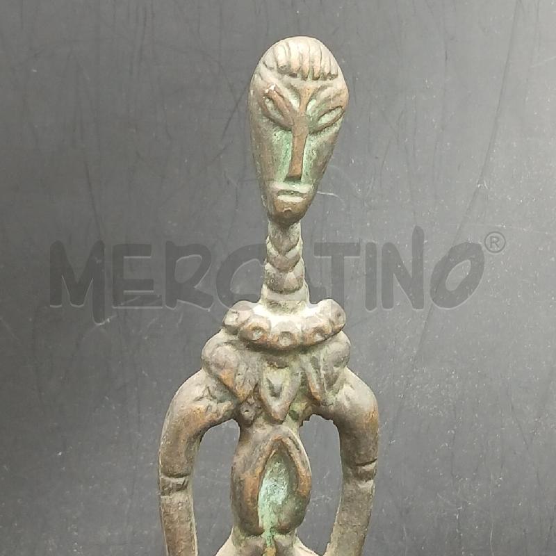 SCULTURA BRONZO FIGURA SOTTILE B MARMO | Mercatino dell'Usato Roma garbatella 2