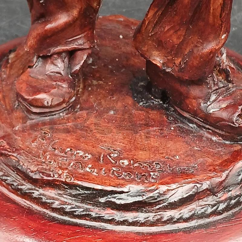 SCULTURA CALTAGIRONE FISARMONICISTA | Mercatino dell'Usato Roma garbatella 3