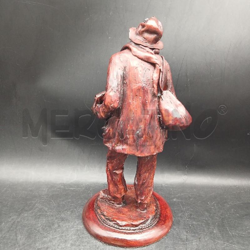 SCULTURA CALTAGIRONE FISARMONICISTA | Mercatino dell'Usato Roma garbatella 4