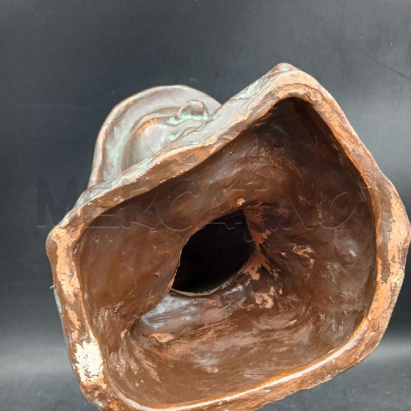 SCULTURA TERRACOTTA VOLTO DI RAGAZZO | Mercatino dell'Usato Roma garbatella 5