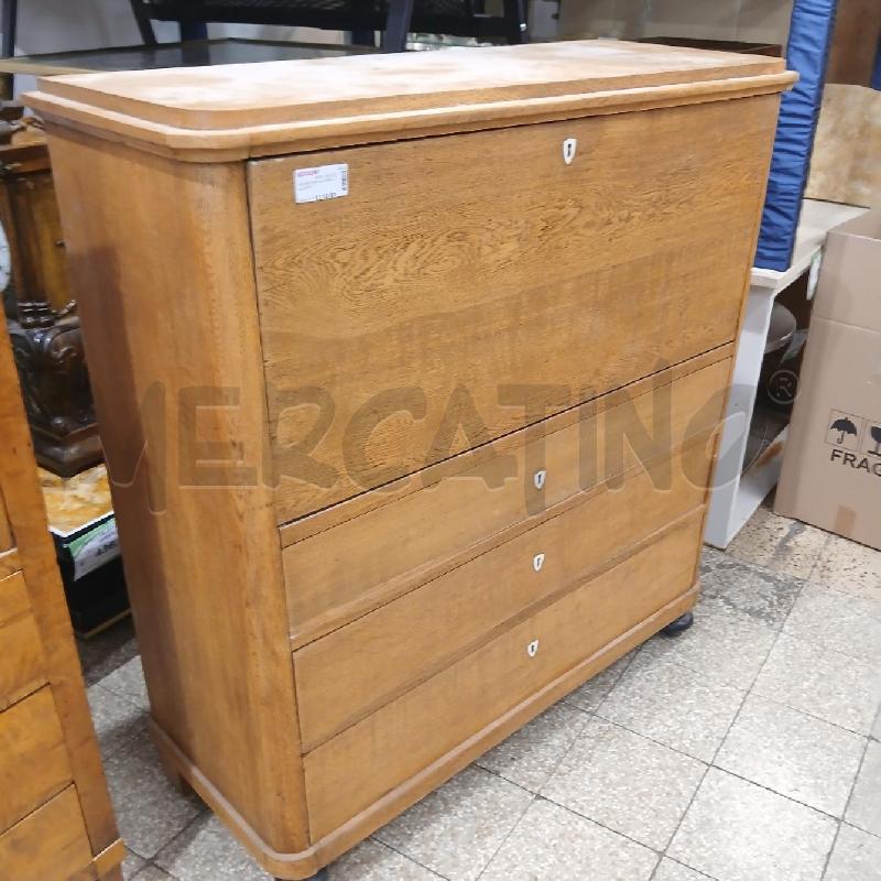 SECRETAIRE ROVERE 3 CASSETTI  | Mercatino dell'Usato Roma garbatella 1