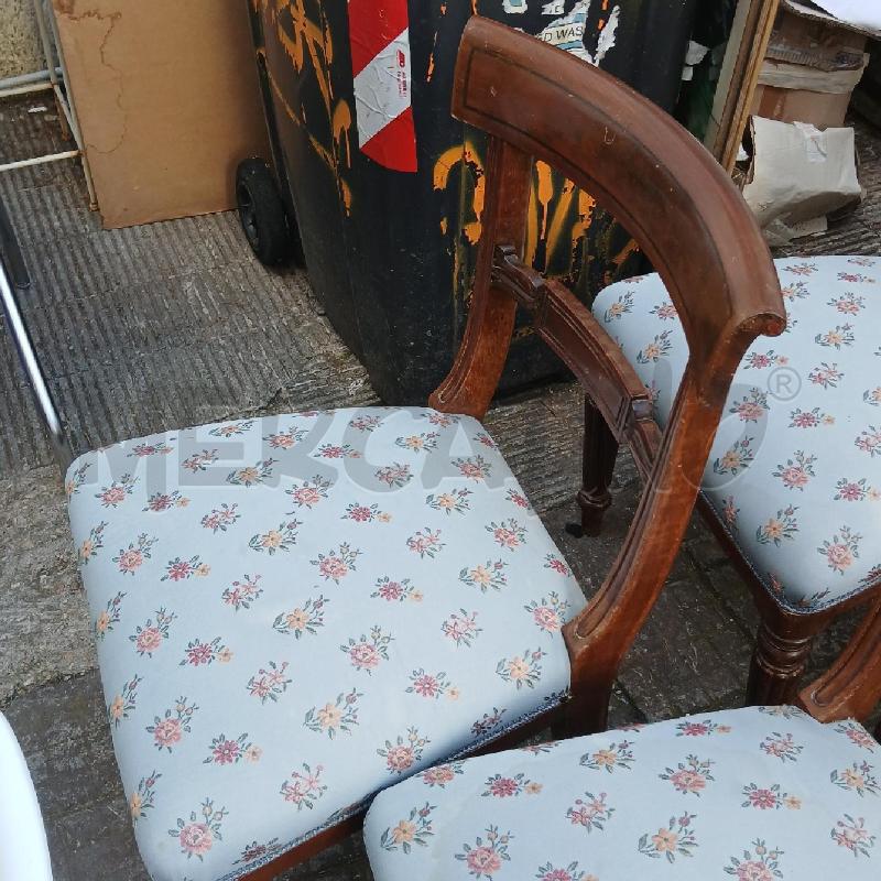 SEDIE PZ. 4 SEDUTA AZZURRA  | Mercatino dell'Usato Roma garbatella 3