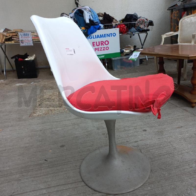 SEDIE PZ. 4 STILE TULIP  | Mercatino dell'Usato Roma garbatella 2