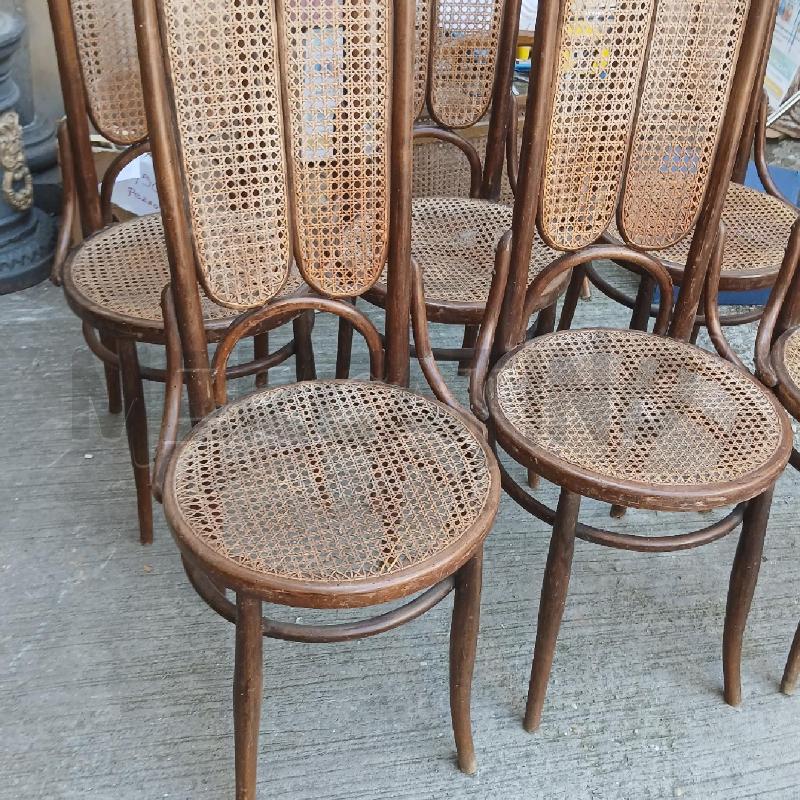 SEDIE PZ. 6 PAGLIA VIENNA SCHIENALE ALTO | Mercatino dell'Usato Roma garbatella 2