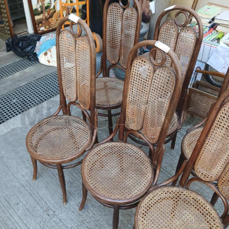 SEDIE PZ. 6 PAGLIA VIENNA SCHIENALE ALTO | Mercatino dell'Usato Roma garbatella 3