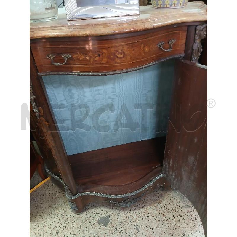 SERVANTE 1 ANTA 1 CASSETTO PIANO MARMO INTARSIATO  | Mercatino dell'Usato Roma garbatella 3