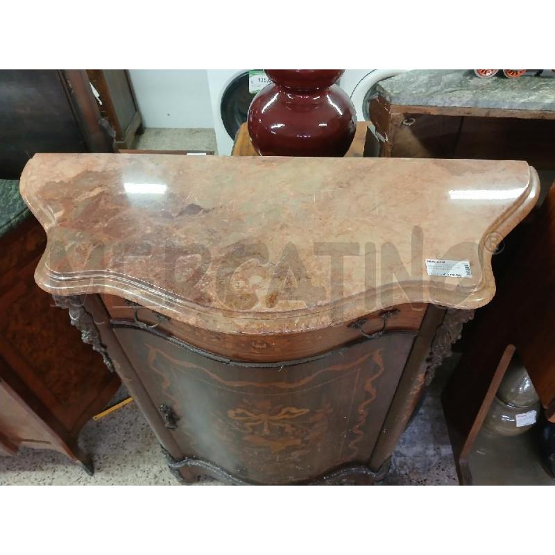 SERVANTE 1 ANTA 1 CASSETTO PIANO MARMO INTARSIATO  | Mercatino dell'Usato Roma garbatella 4