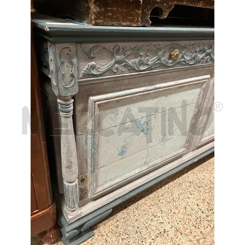 SERVANTE DIPINTA 6 CASSETTI SHABBY  | Mercatino dell'Usato Roma garbatella 2