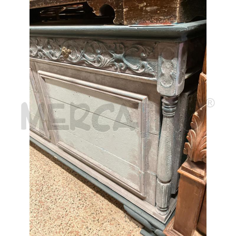 SERVANTE DIPINTA 6 CASSETTI SHABBY  | Mercatino dell'Usato Roma garbatella 3