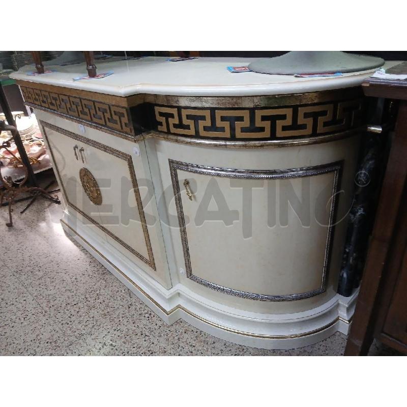 SERVANTE LACCATA BEIGE GRECA 4 ANTE  | Mercatino dell'Usato Roma garbatella 3
