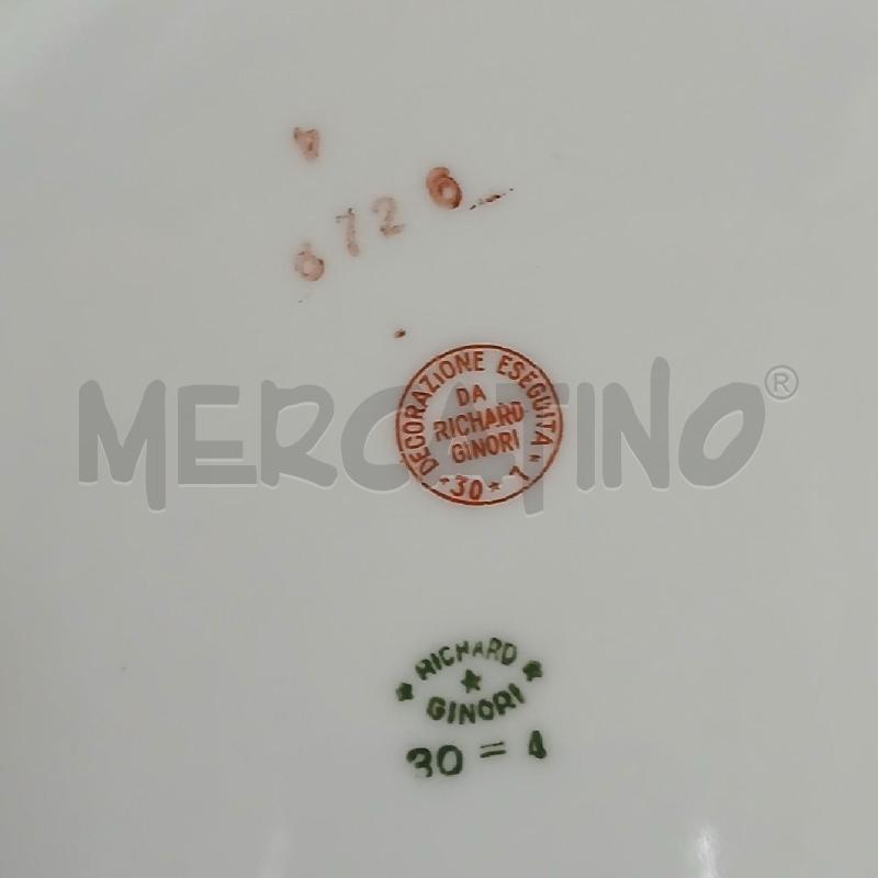 SERVIZIO GINORI 10 COP TRIPLA PORTATA + AA | Mercatino dell'Usato Roma garbatella 3
