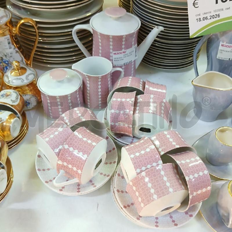 SERVIZIO THE PALLINI ROSA KPM | Mercatino dell'Usato Roma garbatella 1