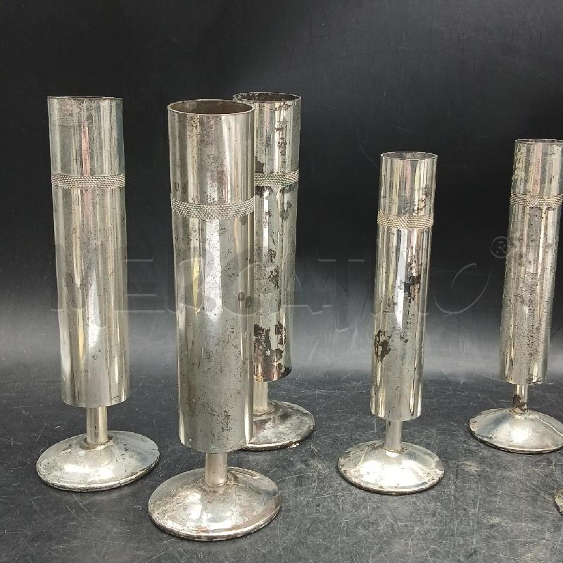 SET VASI MONOFIORE SILVER | Mercatino dell'Usato Roma garbatella 2