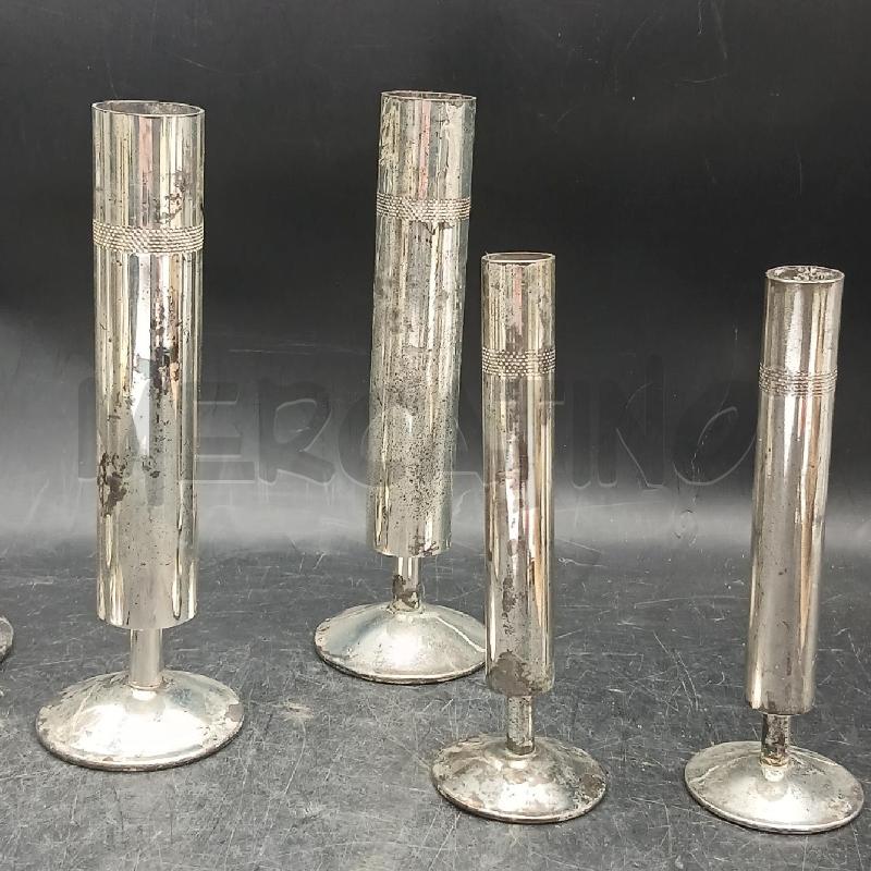 SET VASI MONOFIORE SILVER | Mercatino dell'Usato Roma garbatella 3