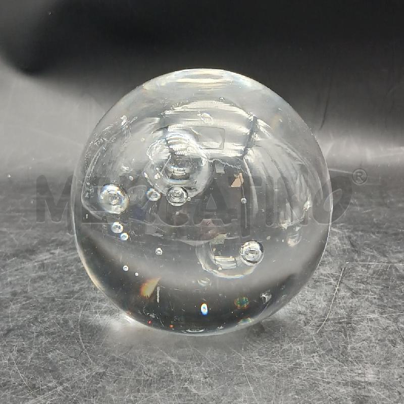 SFERA VETRO BOLLE PICCOLA | Mercatino dell'Usato Roma garbatella 1