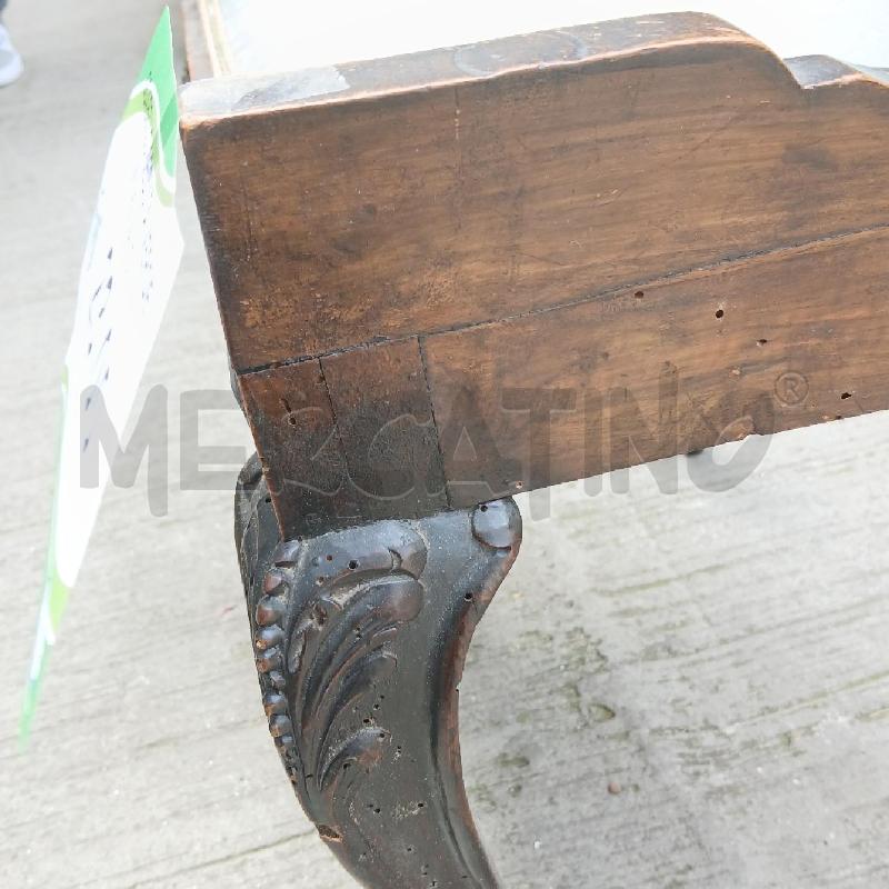 SGABELLO SEDUTA VERDE INTAGLIATO | Mercatino dell'Usato Roma garbatella 4