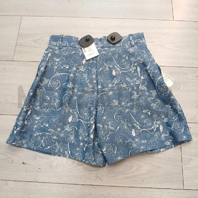 SHORTS D ELMAS PHIL BLU FIORI BIANCO  | Mercatino dell'Usato Roma garbatella 4