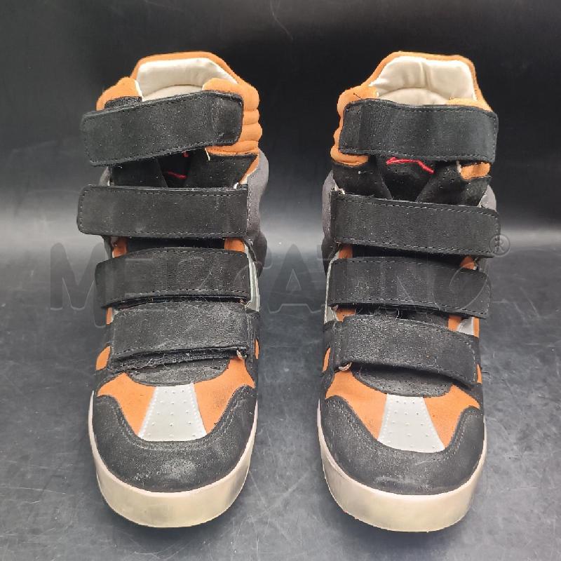 SNEAKERS DONNA ISHIKAWA ARANCIO NERO | Mercatino dell'Usato Roma garbatella 2