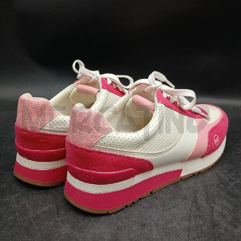 SNEAKERS DONNA MICHAEL KORS BIANCO ROSA | Mercatino dell'Usato Roma garbatella 3