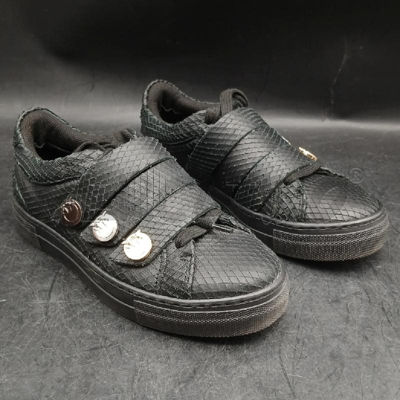 SNEAKERS DONNA PINKO NERO SQUAMATE 3 BOTTONI | Mercatino dell'Usato Roma garbatella 1