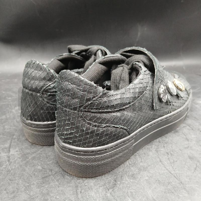 SNEAKERS DONNA PINKO NERO SQUAMATE 3 BOTTONI | Mercatino dell'Usato Roma garbatella 3