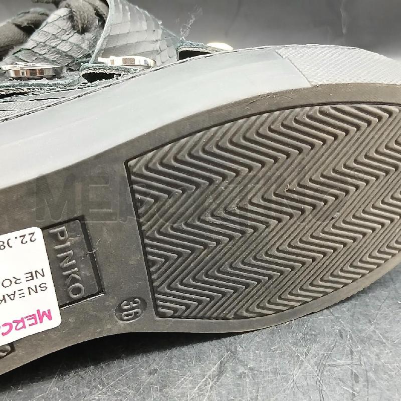 SNEAKERS DONNA PINKO NERO SQUAMATE 3 BOTTONI | Mercatino dell'Usato Roma garbatella 5
