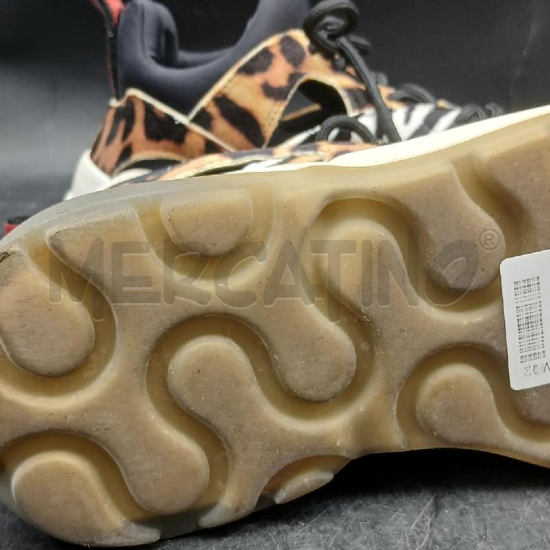 SNEAKERS DONNA STELLA MCCARTNEY BEIGE BIANCO NERO  | Mercatino dell'Usato Roma garbatella 5