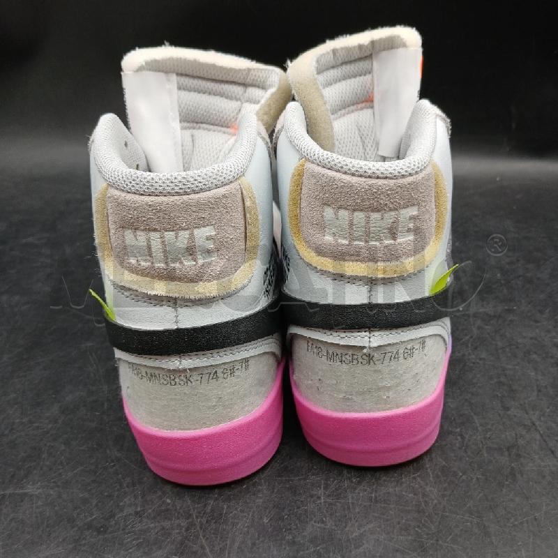 SNEAKERS D NIKE BLAZER MID OFF GRIGIO E VIOLA | Mercatino dell'Usato Roma garbatella 4