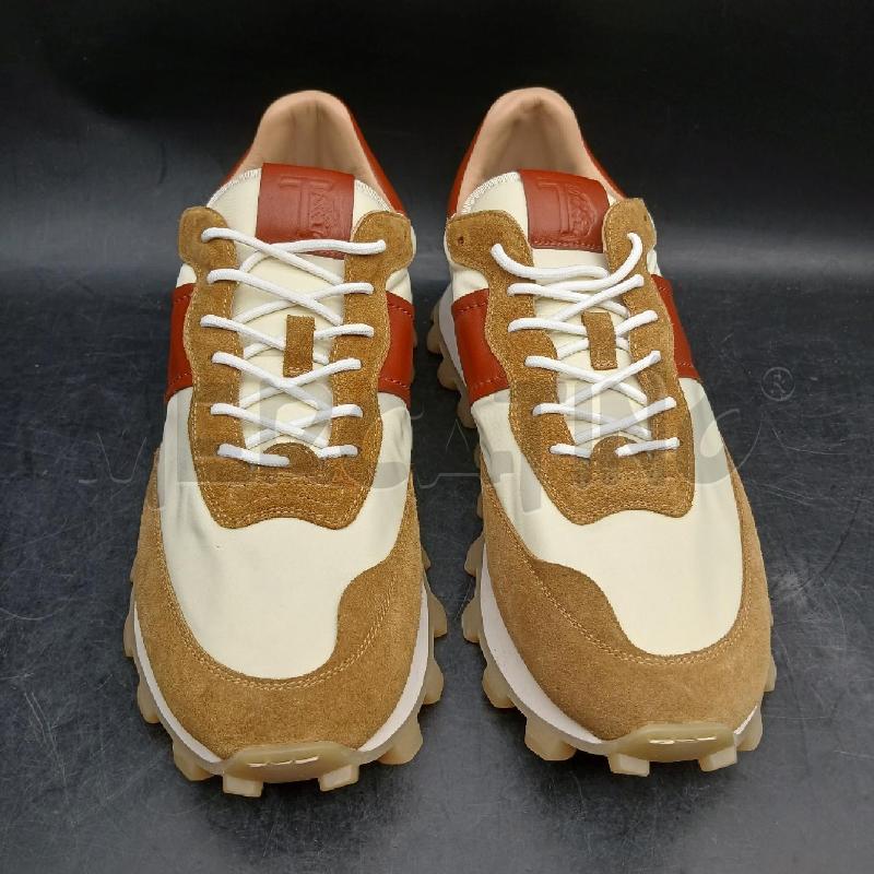 SNEAKERS UOMO TODS BIANCO MARRONE  | Mercatino dell'Usato Roma garbatella 2