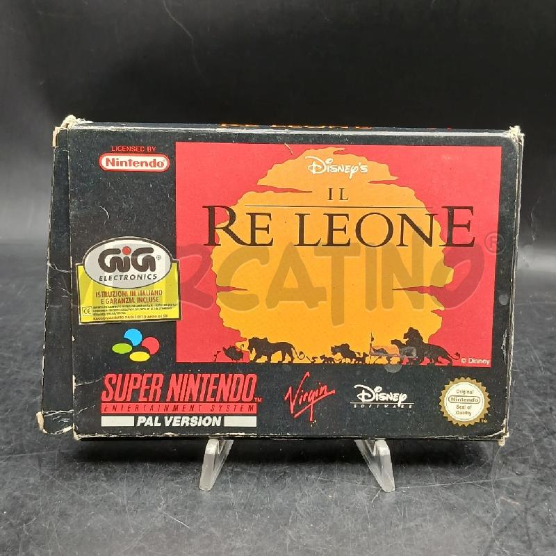 SNES IL RE LEONE SCATOLA NO MANUALE | Mercatino dell'Usato Roma garbatella 1