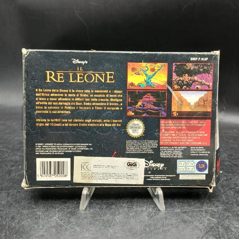 SNES IL RE LEONE SCATOLA NO MANUALE | Mercatino dell'Usato Roma garbatella 3