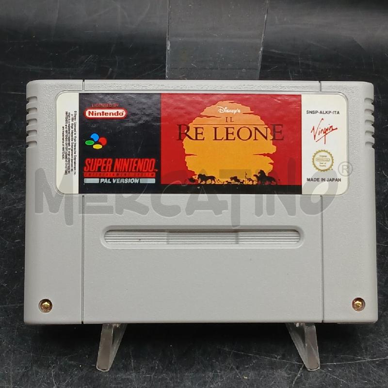 SNES IL RE LEONE SCATOLA NO MANUALE | Mercatino dell'Usato Roma garbatella 4