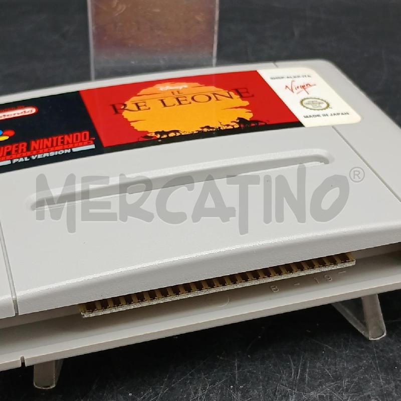 SNES IL RE LEONE SCATOLA NO MANUALE | Mercatino dell'Usato Roma garbatella 5