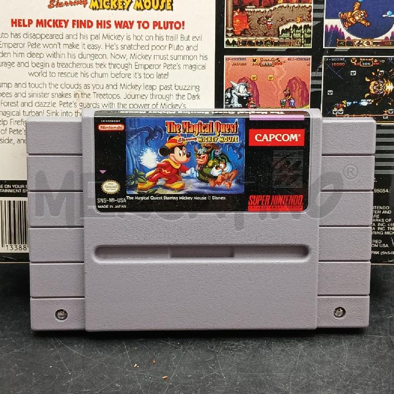 SNES USA THE MAGICAL QUEST STARRING MICKEY MOUSE NO LIBRETTO | Mercatino dell'Usato Roma garbatella 4