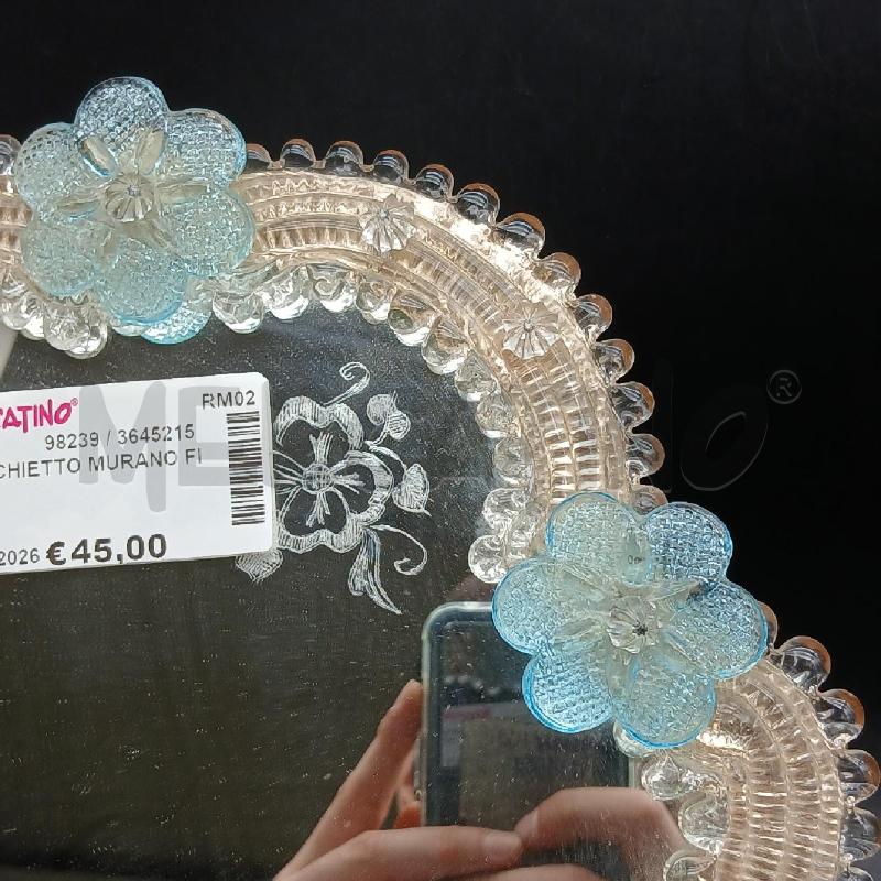 SPECCHIETTO MURANO FIORI | Mercatino dell'Usato Roma garbatella 3