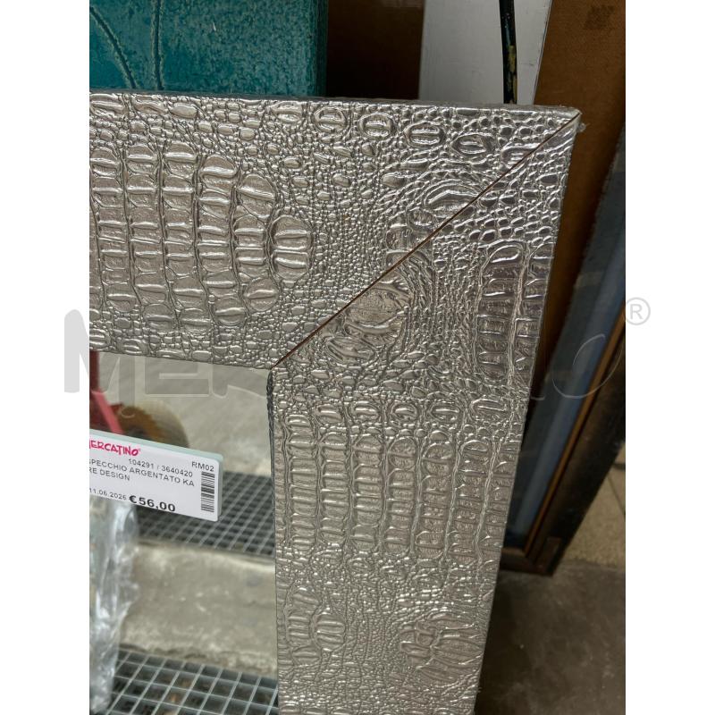 SPECCHIO ARGENTATO KARE DESIGN | Mercatino dell'Usato Roma garbatella 2