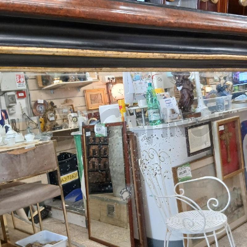SPECCHIO C/NERO DORATO  | Mercatino dell'Usato Roma garbatella 4