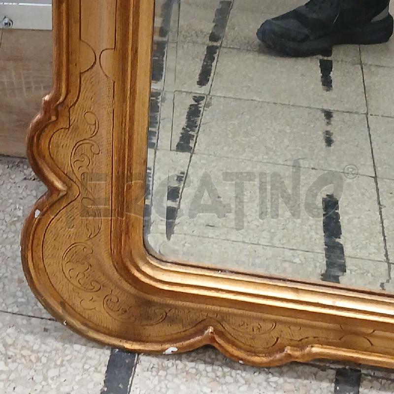 SPECCHIO CORNICE LEGNO MOLATO  | Mercatino dell'Usato Roma garbatella 3