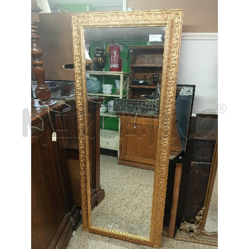 SPECCHIO DORATO ALTO FLOREALE | Mercatino dell'Usato Roma garbatella 1