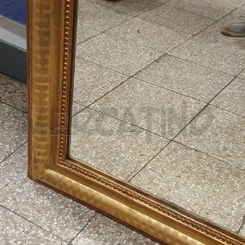 SPECCHIO DORATO ANGOLI STONDATI  | Mercatino dell'Usato Roma garbatella 3