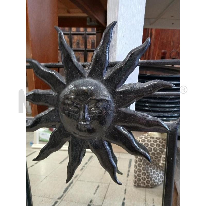 SPECCHIO FERRO NERO SOLE | Mercatino dell'Usato Roma garbatella 2